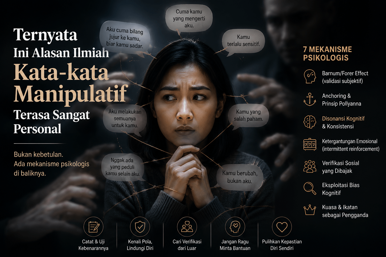 Ternyata Ini Alasan Ilmiah Kata-kata Manipulatif Terasa Sangat Personal