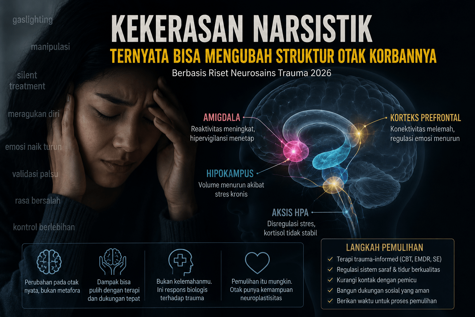 Kekerasan Narsistik Ternyata Bisa Mengubah Struktur Otak Korbannya: Berbasis Riset 2026 8 image NarcSp